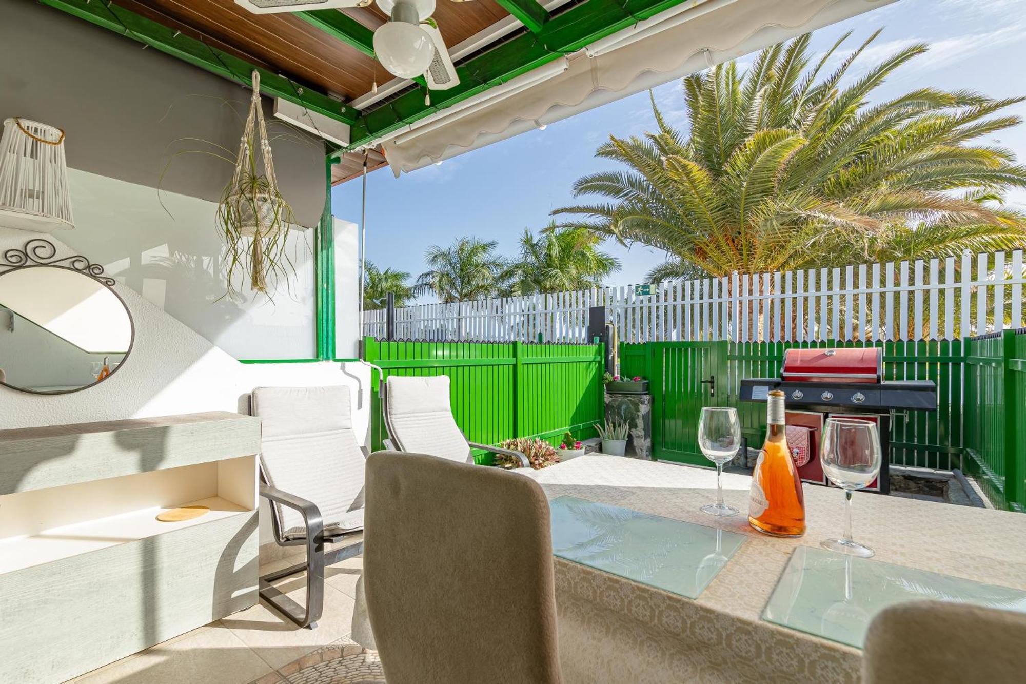Andrea'S Bungalow, Garden, Barbecue And Pool! San Bartolomé Exterior photo